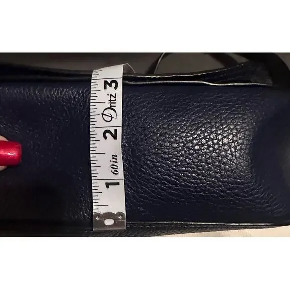 Coach Jes Messenger F76698 Crossbody Pocketbook Purse Blue - Picture 12 of 14